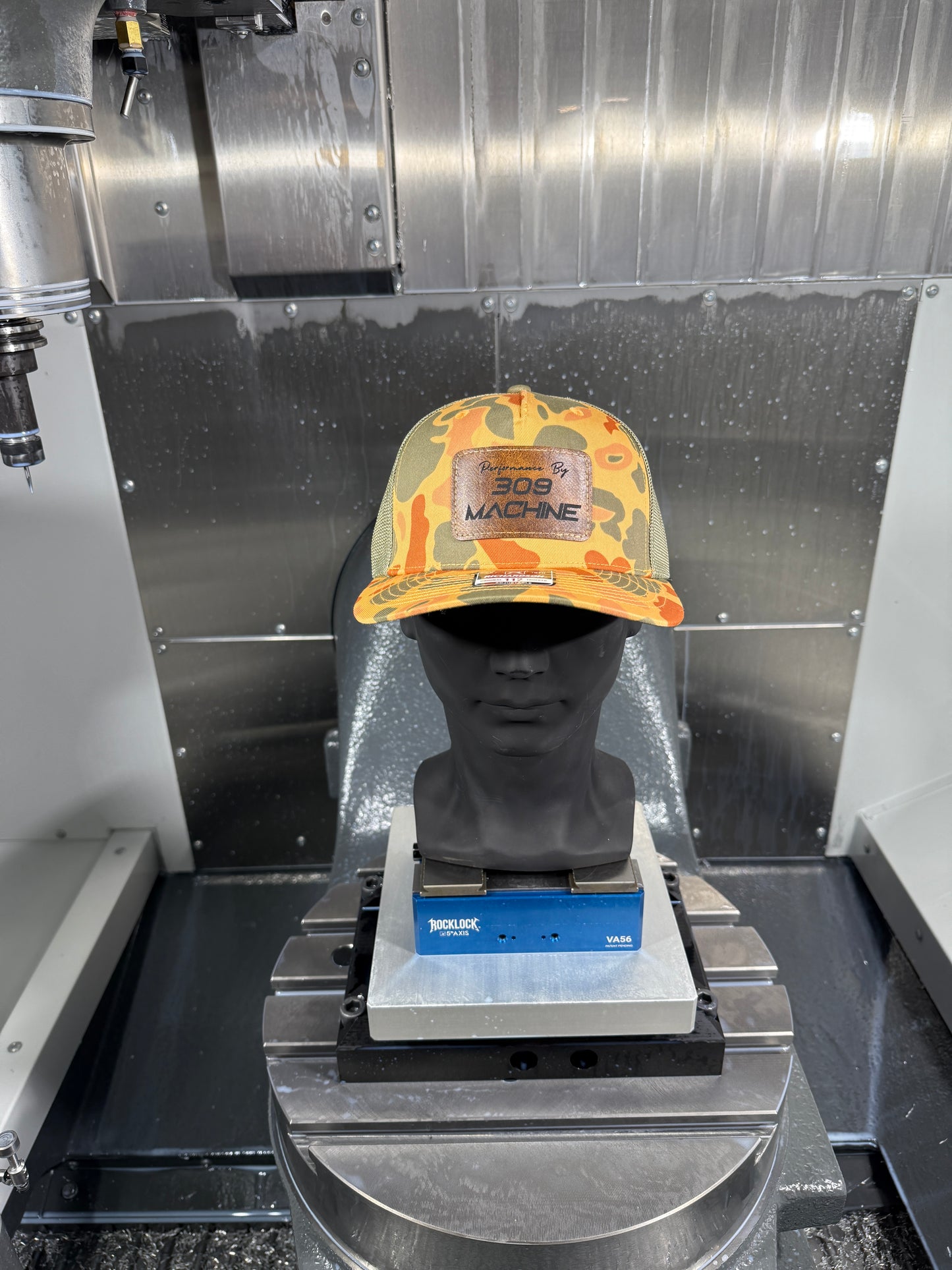 309 Machine Leather Patch Hat (Sienna Duck Camo)