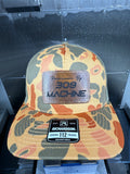 309 Machine Leather Patch Hat (Sienna Duck Camo)