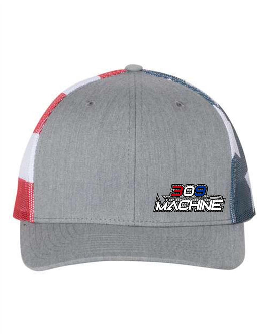 "America" 309 Machine Embroidered Hat